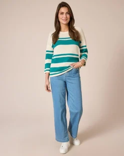 Pullover aus Bändchengarn