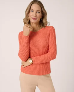 Pullover aus Bändchengarn