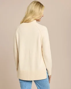 Pullover aus Flauschgarn mit Raglan-Ärmel