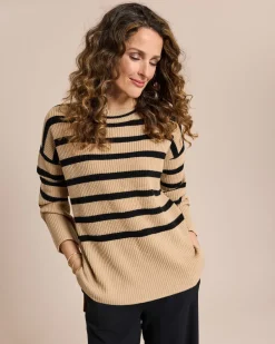 Pullover gestreift