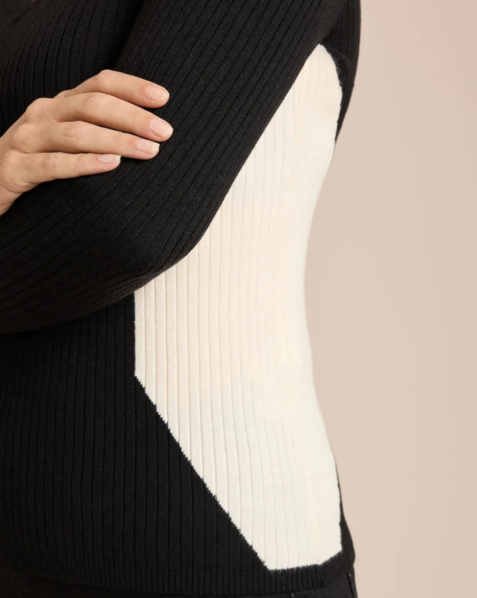 Pullover im Colorblock