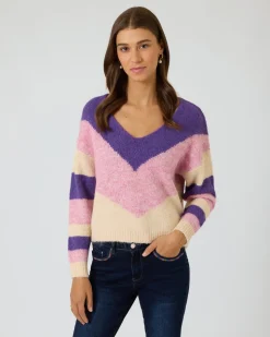 Pullover im Color-Mix