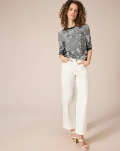 Pullover in Bi-Colour Strick
