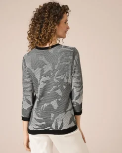 Pullover in Bi-Colour Strick
