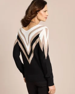 Pullover Kontraststrick