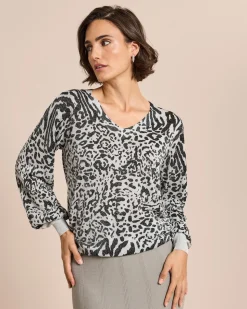 Pullover, Leo mit Glanzgarn