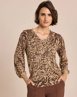 Pullover, Leo mit Glanzgarn