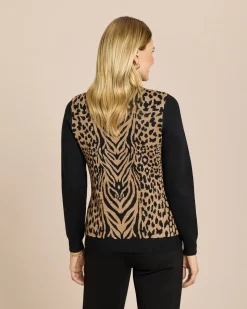Pullover mit Animalmuster