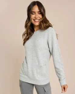 Pullover mit aufgesetzten Taschen