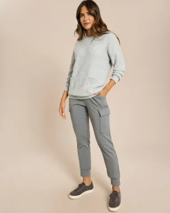 Pullover mit aufgesetzten Taschen