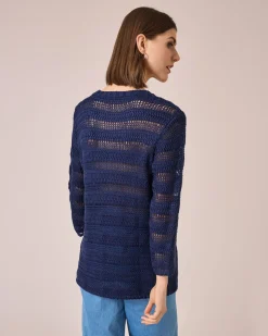 Pullover mit Bändchengarn