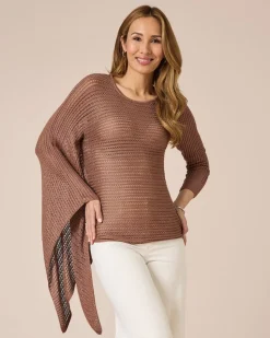 Pullover mit Cape-Arm