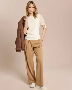 Pullover mit Chiffon-Ärmeln
