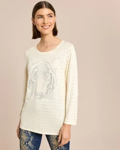 Pullover mit Deko