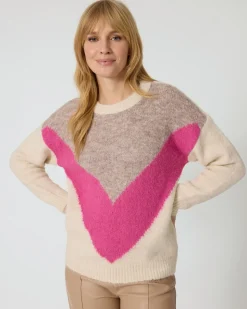 Pullover mit Farbkontrast