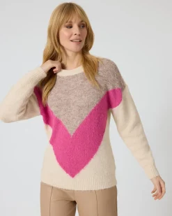 Pullover mit Farbkontrast