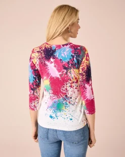 Pullover mit Farb-Mix