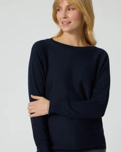 Pullover mit Fledermaus-Ärmeln