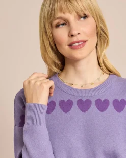 Pullover mit Herzen