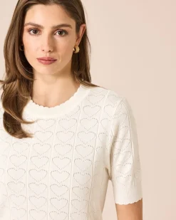 Pullover mit Herzmuster