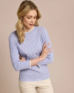 Pullover mit Intarsien-Strick