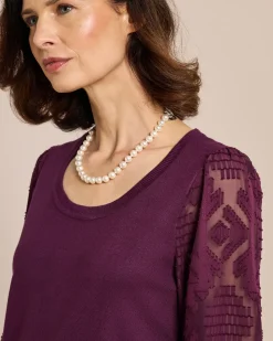 Pullover mit Jacquardärmel