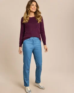 Pullover mit Karo-Design in Strass