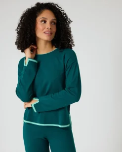 Pullover mit Kontrastdetails