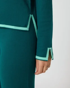 Pullover mit Kontrastdetails