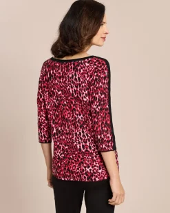 Pullover mit Leoprint