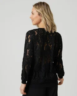 Pullover mit Mesh