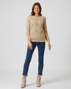 Pullover mit Mesh