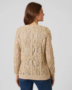 Pullover mit Mesh