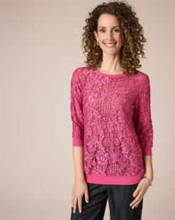 Pullover mit Mesh