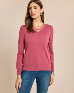 Pullover mit Mesheinsatz