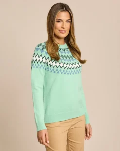 Pullover mit Norwegerstrickmuster
