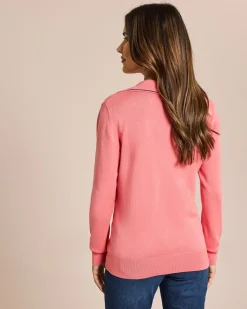 Pullover mit Polokragen