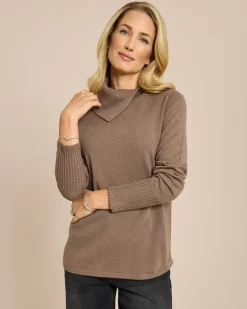 Pullover mit Rollkragen