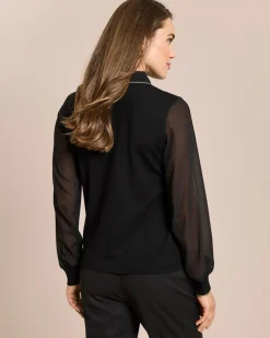 Pullover mit Rüsche