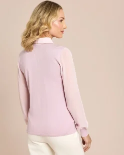 Pullover mit Rüsche