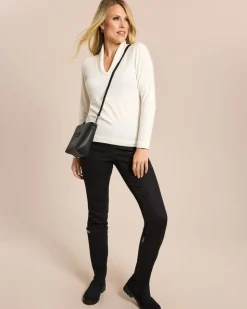 Pullover mit Schalkragen