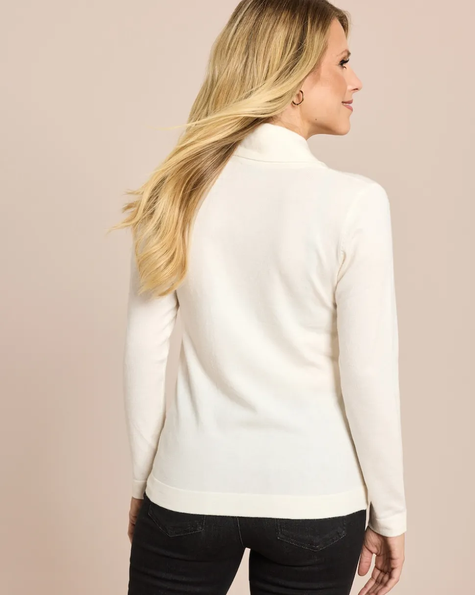 Pullover mit Schalkragen