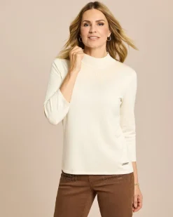 Pullover mit Stehkragen