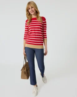 Pullover mit Streifen