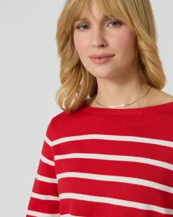 Pullover mit Streifen