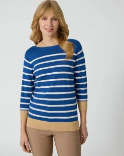 Pullover mit Streifen