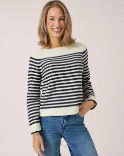 Pullover mit Streifen