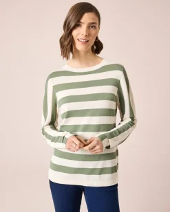 Pullover mit Streifen