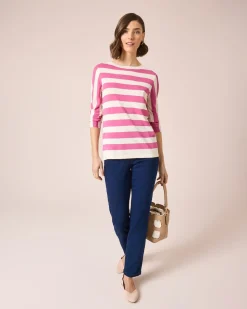 Pullover mit Streifen
