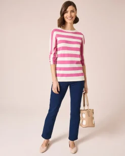 Pullover mit Streifen